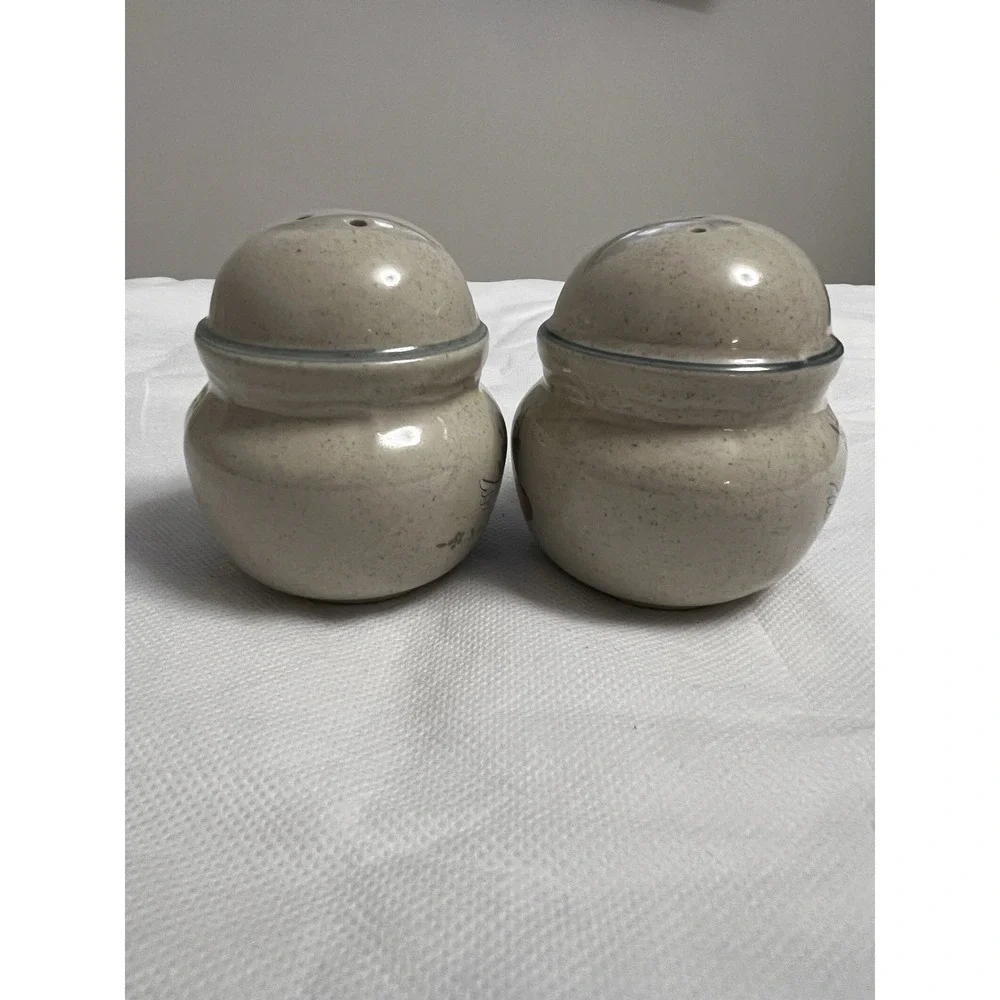 Vtg International Marmalade Geese Salt & Pepper Shakers Cottagecore Farmhouse